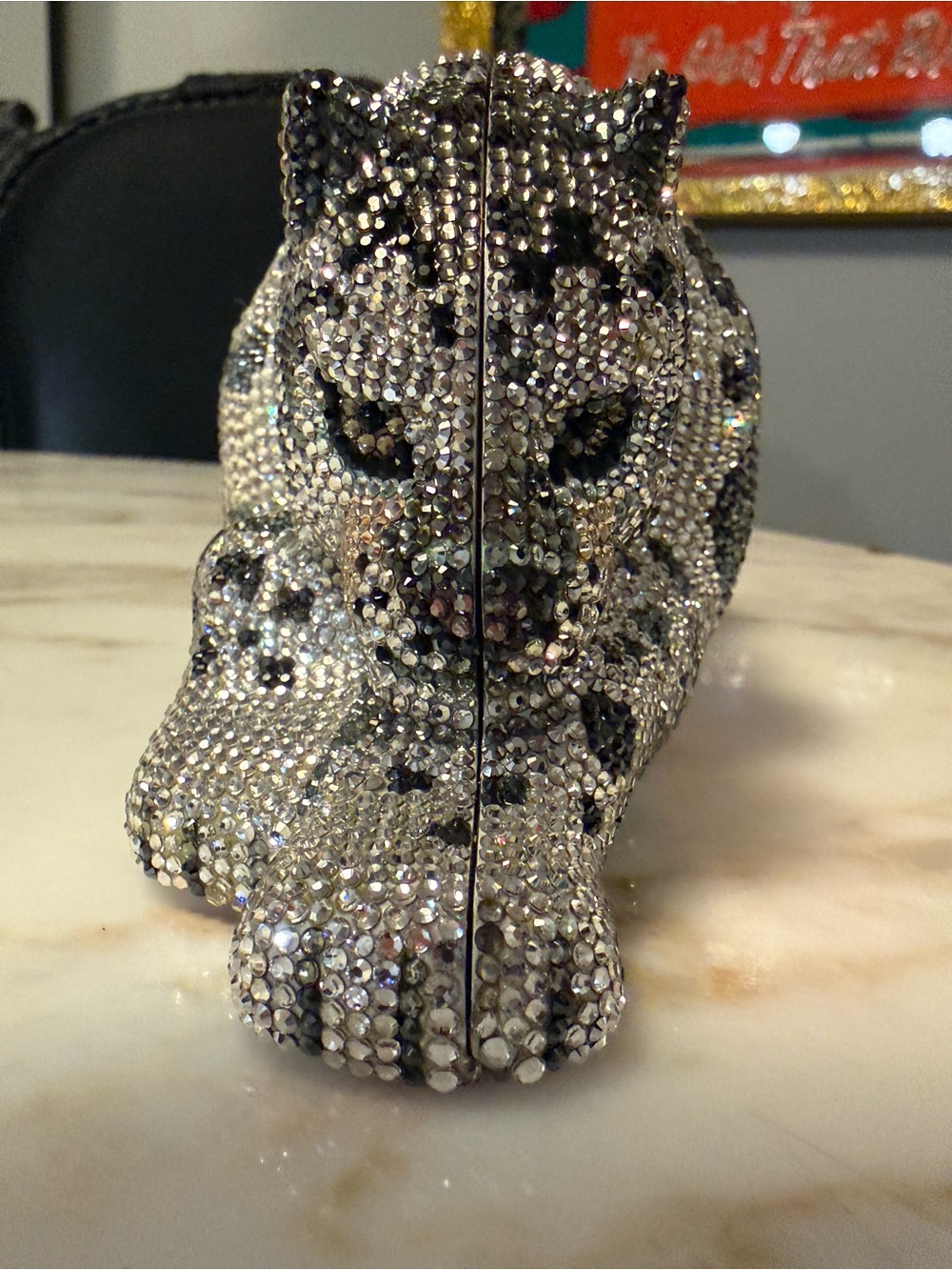 Judith Leiber Wildcat Snow Leopard - Picture 2 of 12